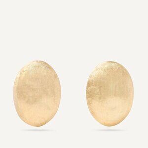 Marco Bicego Siviglia 18K Yellow Gold Oval Stud Earrings